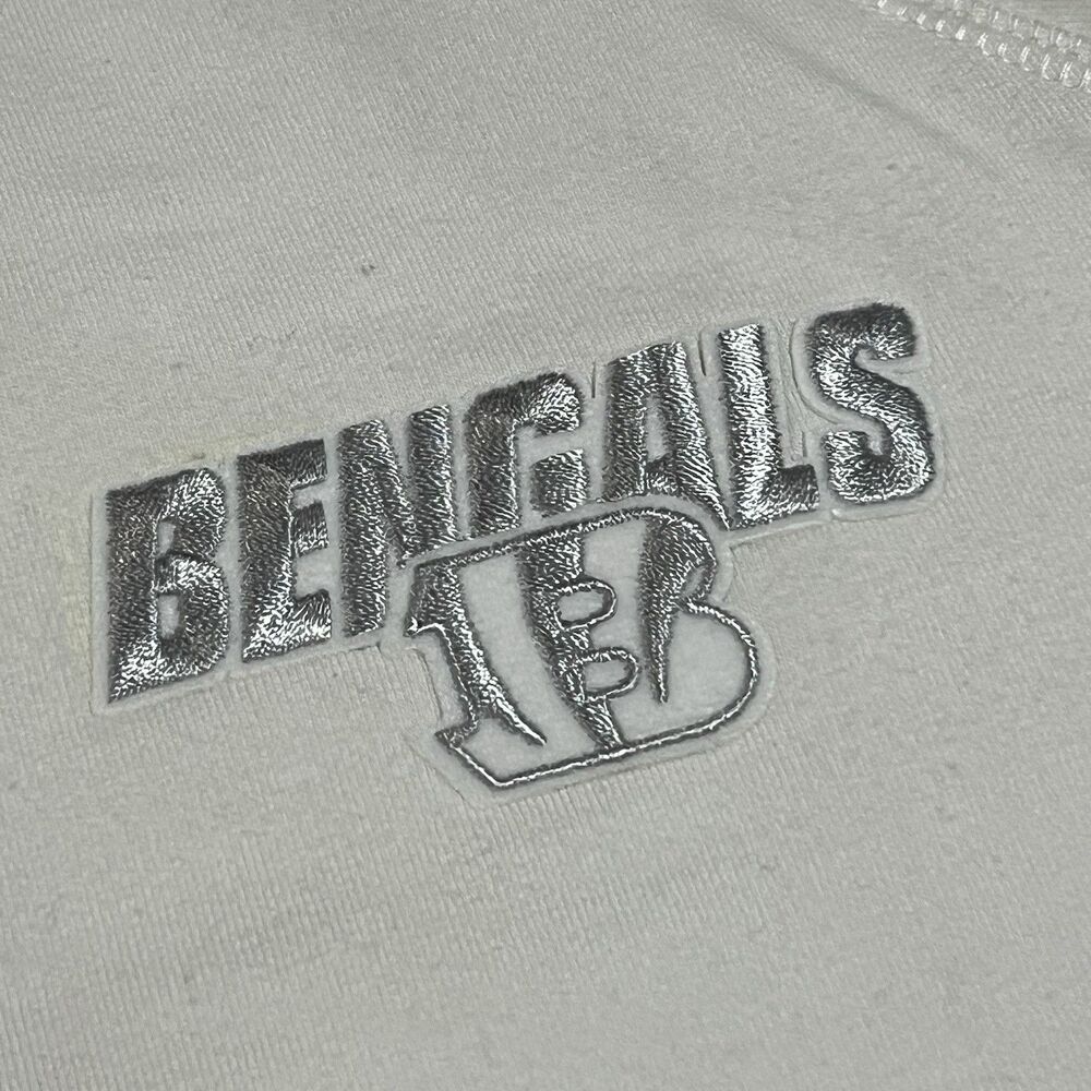 Antigua NFL NWT White Cincinnati Bengals V Neck Sweater Pullover Sz M NEW - Picture 4 of 10